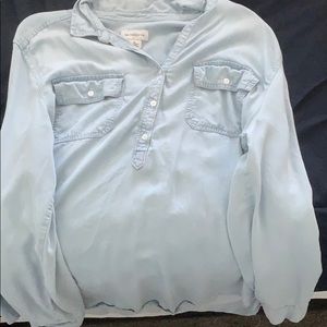 Light blue button down shirt